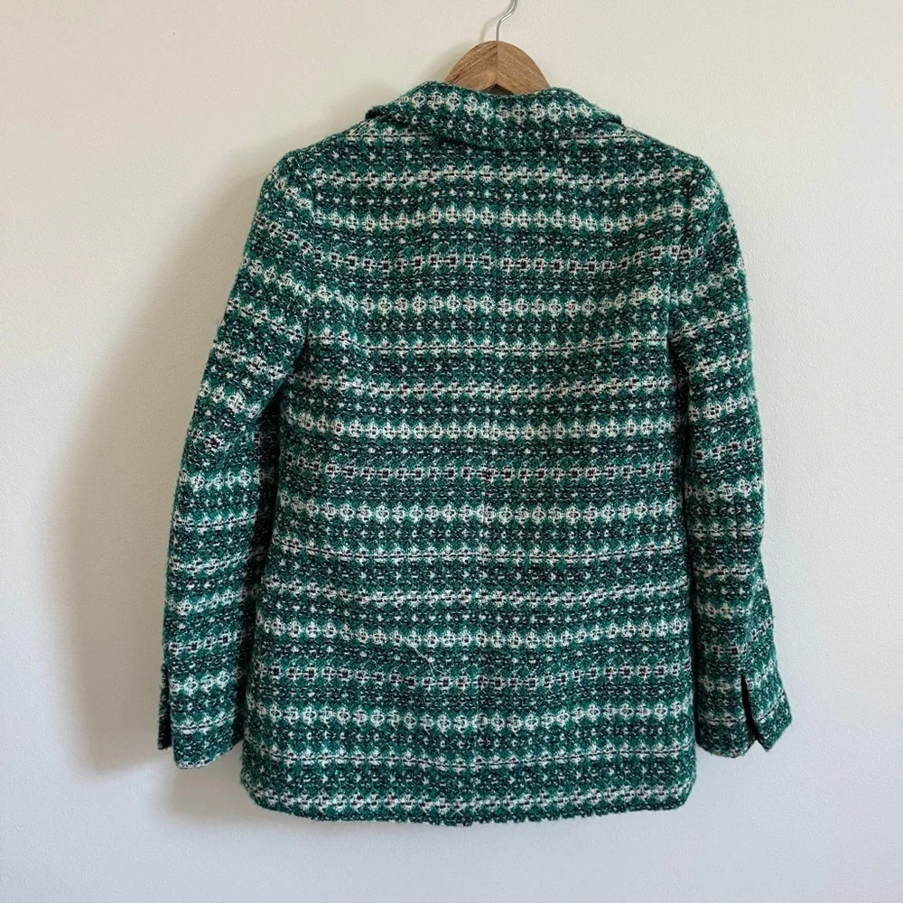 NEW J CREW Collection Blazer Size 0 Nalya Tweed NWOT